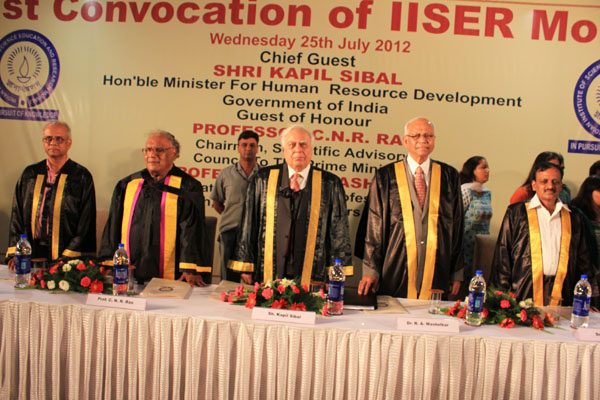 First Convocation of IISER Mohali